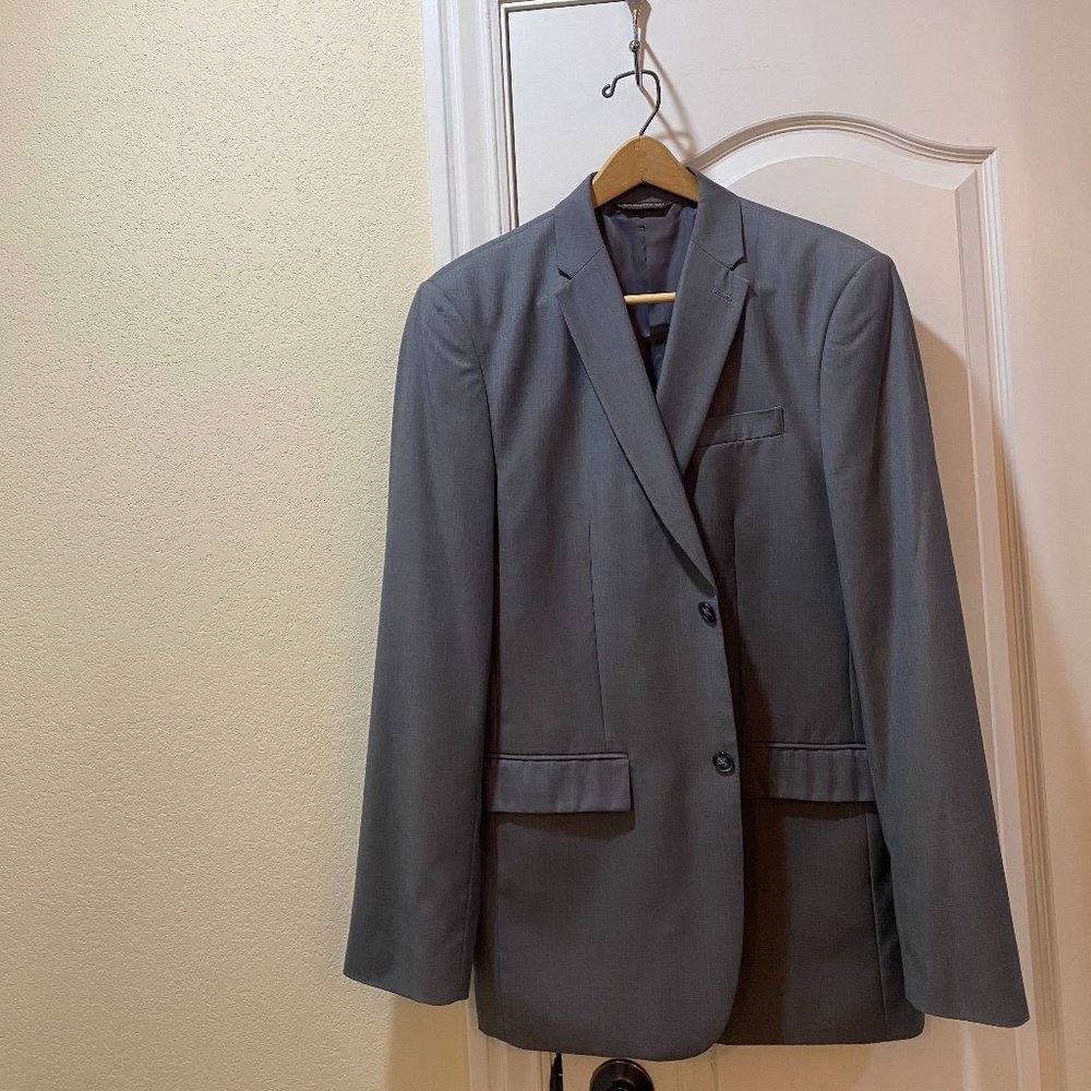 Perry Ellis - Gray Slim Fit Blazer